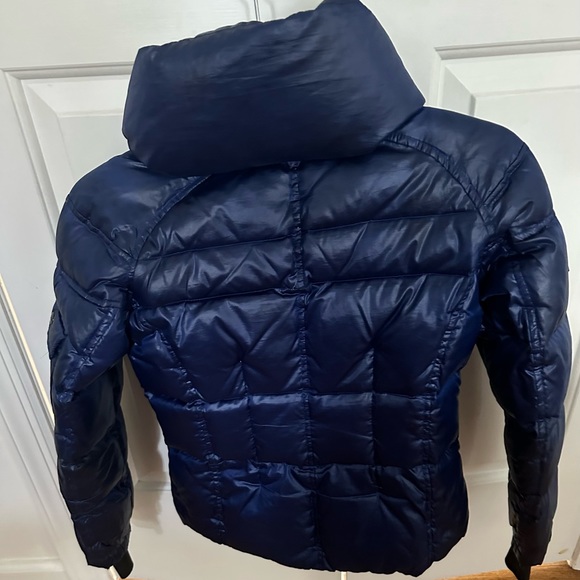 SAM. Shiny Navy jacket.  Freestyle DOWN Excellent used condition - Picture 2 of 9